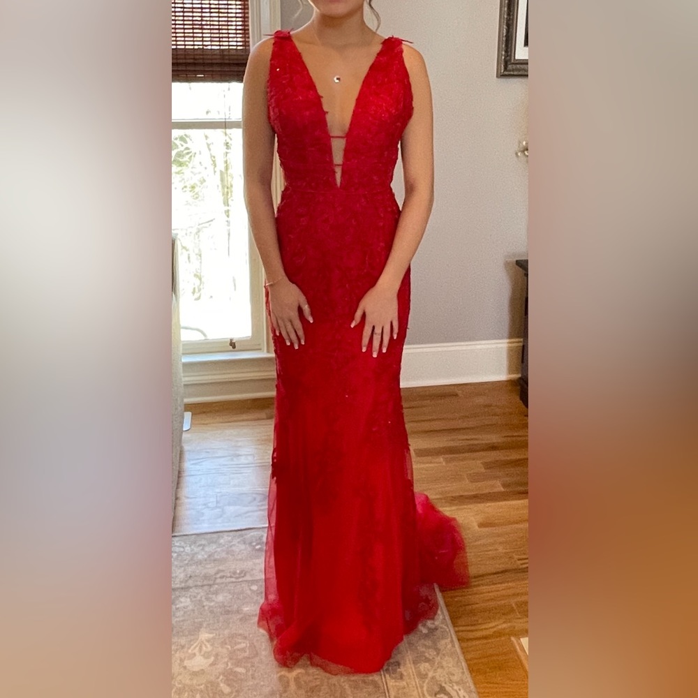 Sherri Hill size 2, Red Prom / Formal dress